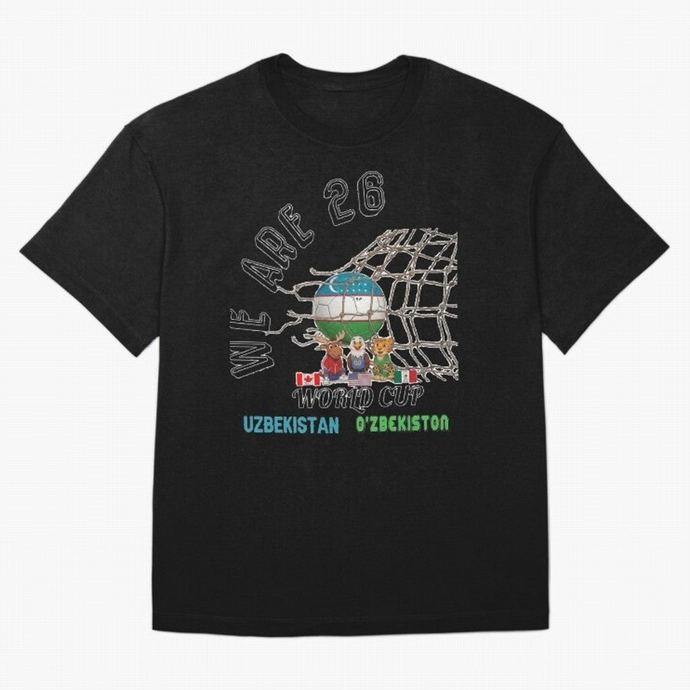World cup 26 - Uzbekistan Classic T-Shirt Honor Champions and Dreams in FIFA World Cup 2026 for Fans of Messi and Brazil, Bringing Retro Football Energy, Iconic Rivalries, Trophy Chase Drama and Stadium Atmosphere; Made for Die Hard Supporters,