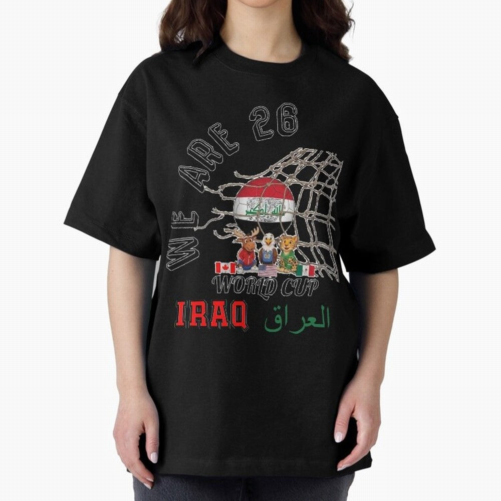 World cup 26 - Iraq Classic T-Shirt Show Passion for the Stars of Match Day Hype around FIFA World Cup 2026, Cristiano Ronaldo, Haaland and CR7, Germany, Worldwide Fan Energy, Dramatic Goals, Stadium Lights and Championship Celebrations; Ideal for