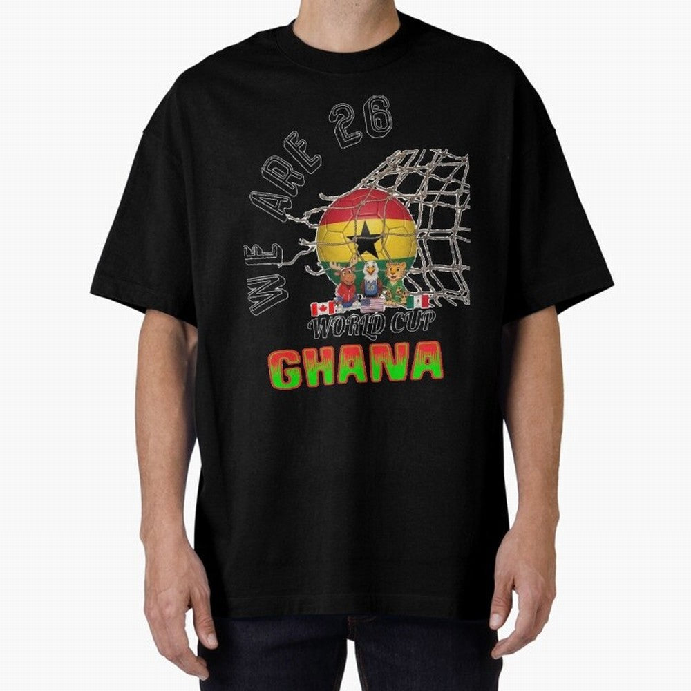 World cup 26 - Ghana Classic T-Shirt Share the Excitement of FIFA World Cup 2026 Group Stage for Fans of Haaland and England, Bringing Championship Spirit, Famous Goals, Roaring Crowds and International Football Unity; Ideal for Passionate Fans Who