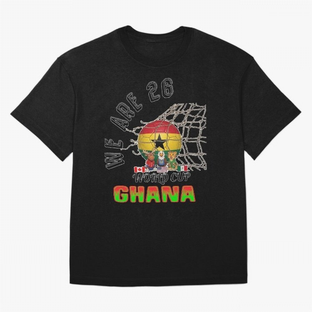 World cup 26 - Ghana Classic T-Shirt Share the Excitement of FIFA World Cup 2026 Group Stage for Fans of Haaland and England, Bringing Championship Spirit, Famous Goals, Roaring Crowds and International Football Unity; Ideal for Passionate Fans Who