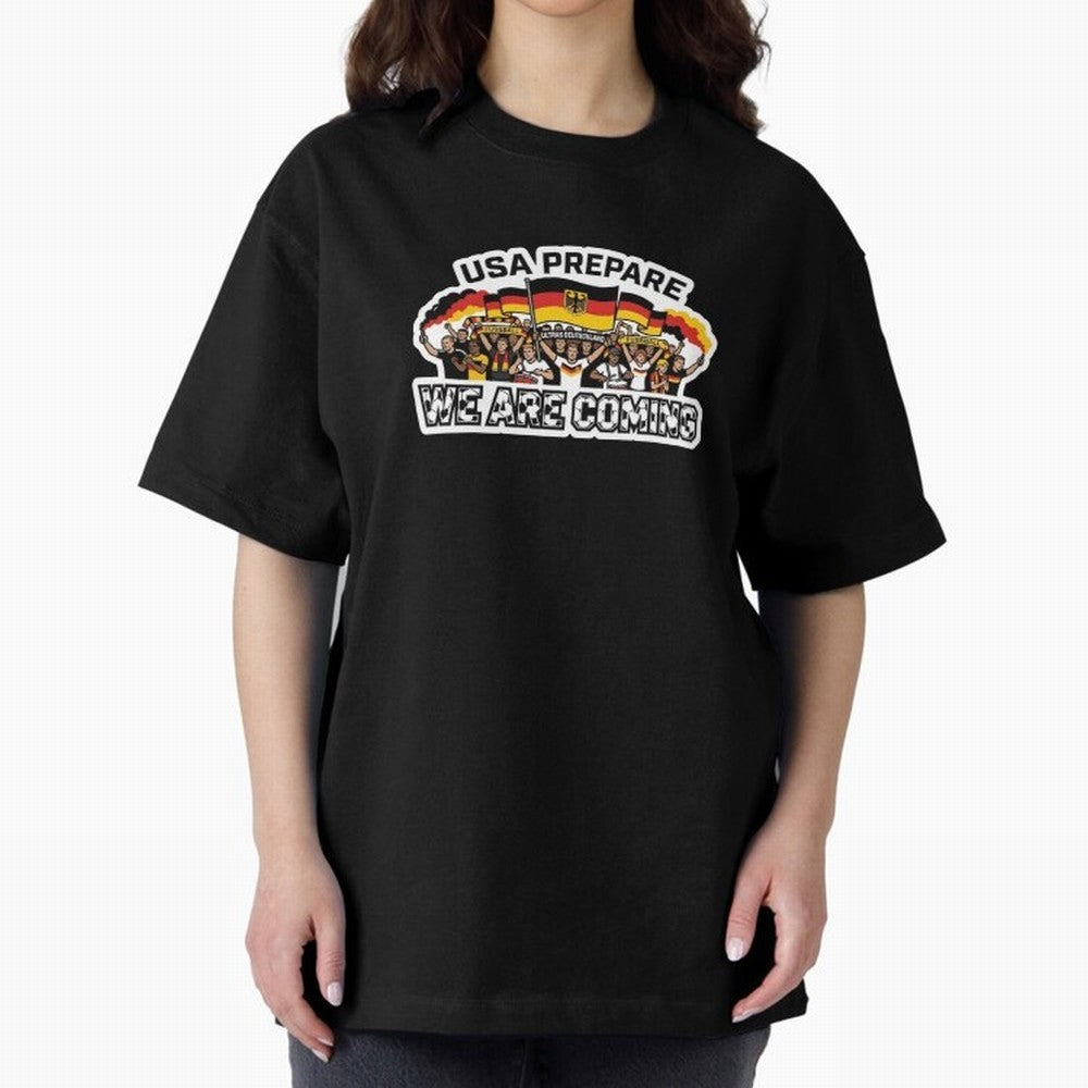 Germany Soccer Fans 2026 Sticker We Are Coming Classic T-Shirt Carry the Dream of Match Day Hype around FIFA World Cup 2026 Group Stage, CR7, Spain, Global Supporter Spirit, Legendary Goals, National Colors and Tournament Celebration; Made for Die