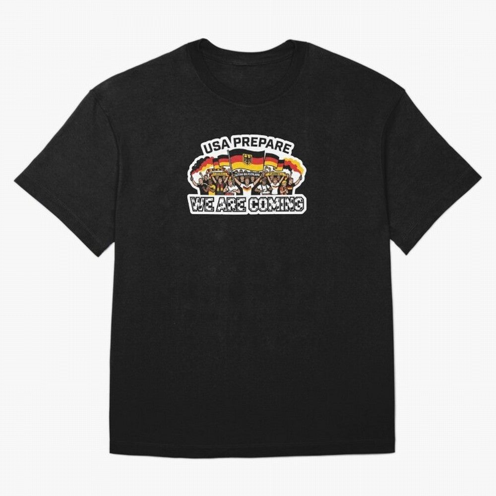 Germany Soccer Fans 2026 Sticker We Are Coming Classic T-Shirt Carry the Dream of Match Day Hype around FIFA World Cup 2026 Group Stage, CR7, Spain, Global Supporter Spirit, Legendary Goals, National Colors and Tournament Celebration; Made for Die