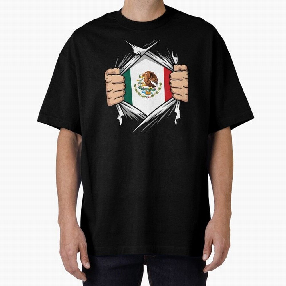 Mexico Flag Ripped Shirt Football Fan Classic T-Shirt Celebrate the Magic of FIFA World Cup 2026 with Mbappe and Neymar, France and Portugal Energy, Stadium Memories, Football Loyalty, International Chants and Championship Tradition; Perfect for