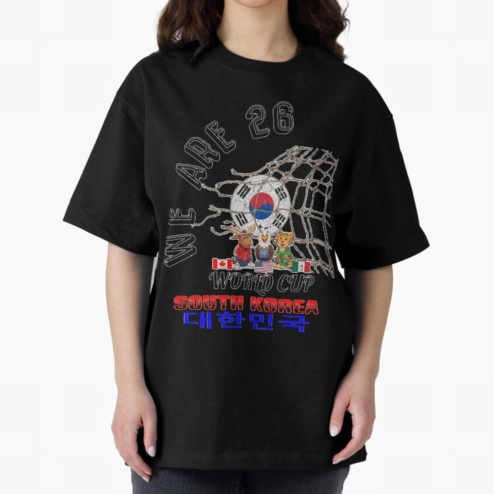 World cup 26 - South Korea Classic T-Shirt Relive Legendary Nights from FIFA World Cup 2026 for Fans of Haaland and Mbappe and Argentina, France and Brazil, Bringing Championship Spirit, Famous Goals, Roaring Crowds and International Football