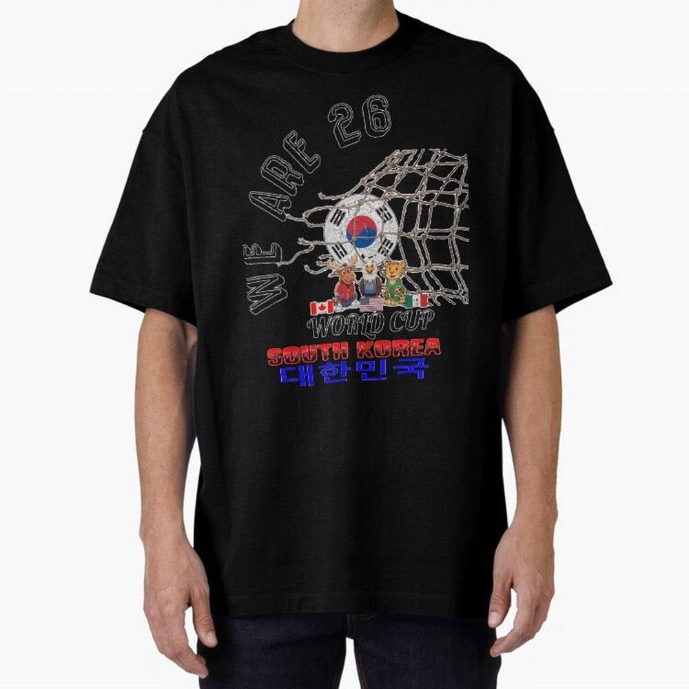World cup 26 - South Korea Classic T-Shirt Relive Legendary Nights from FIFA World Cup 2026 for Fans of Haaland and Mbappe and Argentina, France and Brazil, Bringing Championship Spirit, Famous Goals, Roaring Crowds and International Football