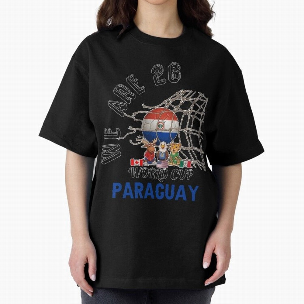 World cup 26 - Paraguay Classic T-Shirt Celebrate Fan Favorites in FIFA World Cup 2026 for Fans of CR7 and Messi and England, Bringing Championship Spirit, Famous Goals, Roaring Crowds and International Football Unity; Great for Watch Parties,