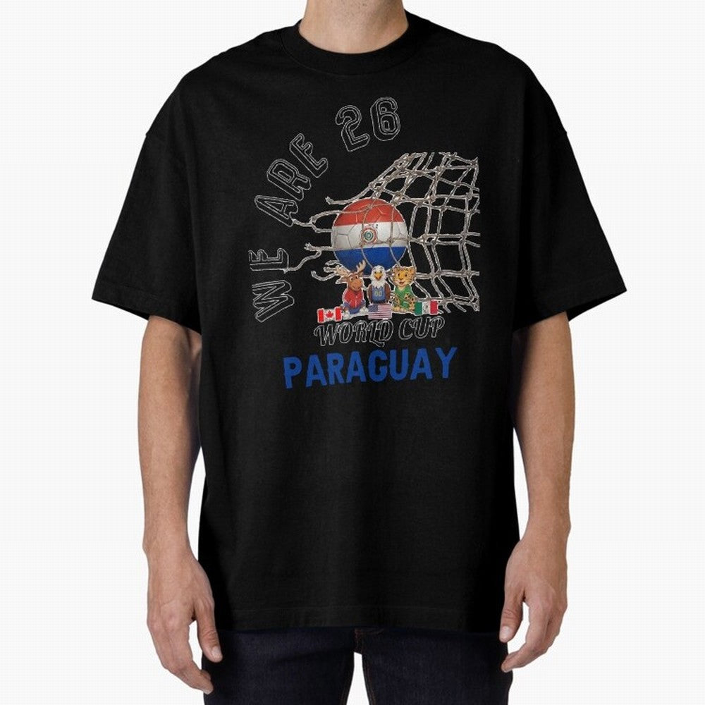 World cup 26 - Paraguay Classic T-Shirt Celebrate Fan Favorites in FIFA World Cup 2026 for Fans of CR7 and Messi and England, Bringing Championship Spirit, Famous Goals, Roaring Crowds and International Football Unity; Great for Watch Parties,