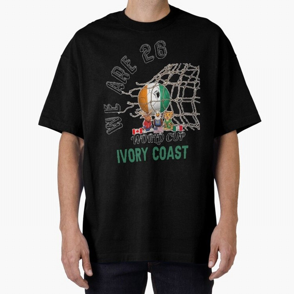 World cup 26 - Ivory Coast Classic T-Shirt Carry National Pride through FIFA World Cup 2026 with Messi, Neymar and Mbappe, Brazil, Portugal and Argentina Energy, Game Day Rituals, Football Legends, Country Pride and the Road to the Final; Perfect