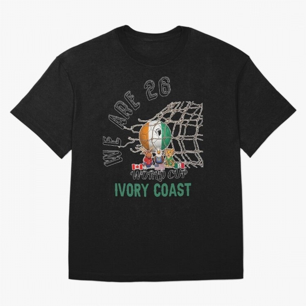 World cup 26 - Ivory Coast Classic T-Shirt Carry National Pride through FIFA World Cup 2026 with Messi, Neymar and Mbappe, Brazil, Portugal and Argentina Energy, Game Day Rituals, Football Legends, Country Pride and the Road to the Final; Perfect