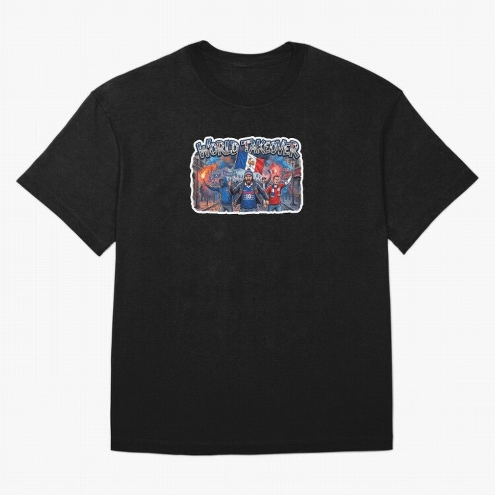 France Soccer Fans Street Power Sticker 2026 Football Supporters Classic T-Shirt Celebrate National Team Dreams in Global Football Passion for FIFA World Cup 2026 USA Canada Mexico, Inspired by Messi, Neymar and Mbappe, Spain, Stadium Chants,