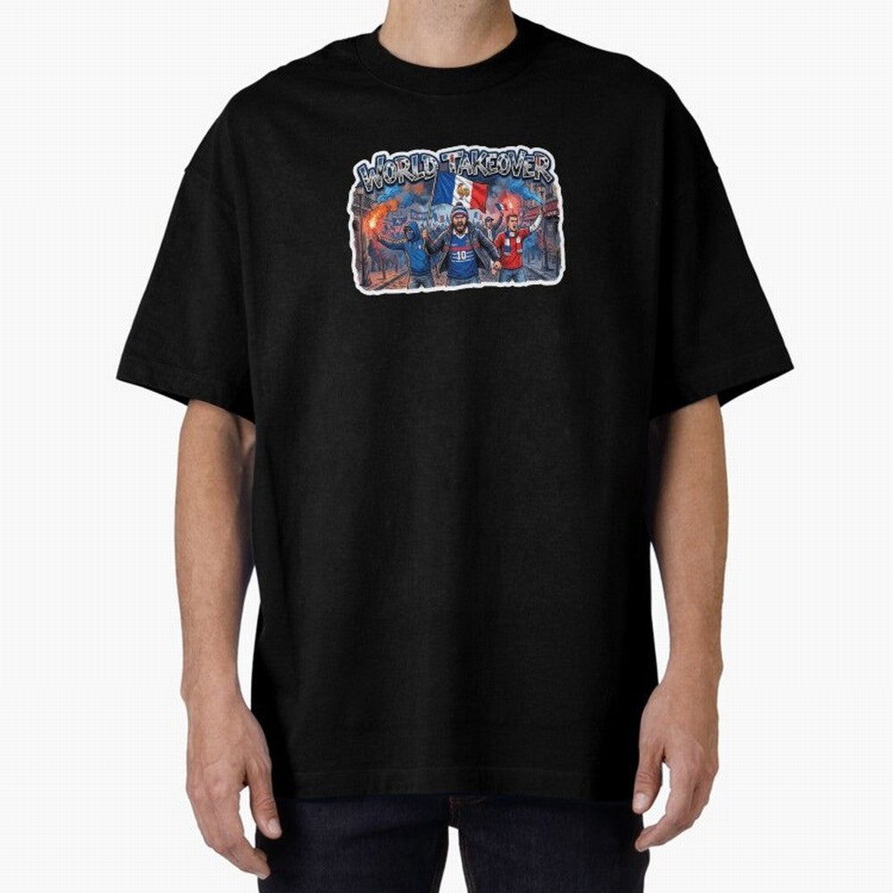 France Soccer Fans Street Power Sticker 2026 Football Supporters Classic T-Shirt Celebrate National Team Dreams in Global Football Passion for FIFA World Cup 2026 USA Canada Mexico, Inspired by Messi, Neymar and Mbappe, Spain, Stadium Chants,