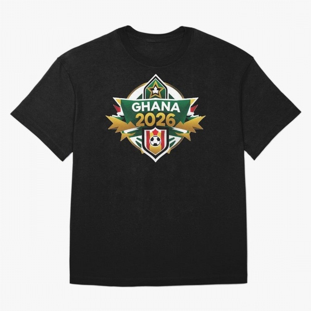 Ghana WC 2026 Classic T-Shirt Celebrate Classic Football Spirit in Global Football Passion for FIFA World Cup 2026 USA Canada Mexico, with Haaland, Argentina, France and Brazil, Fan Favorite Moments, National Team Passion, Big Match Drama and