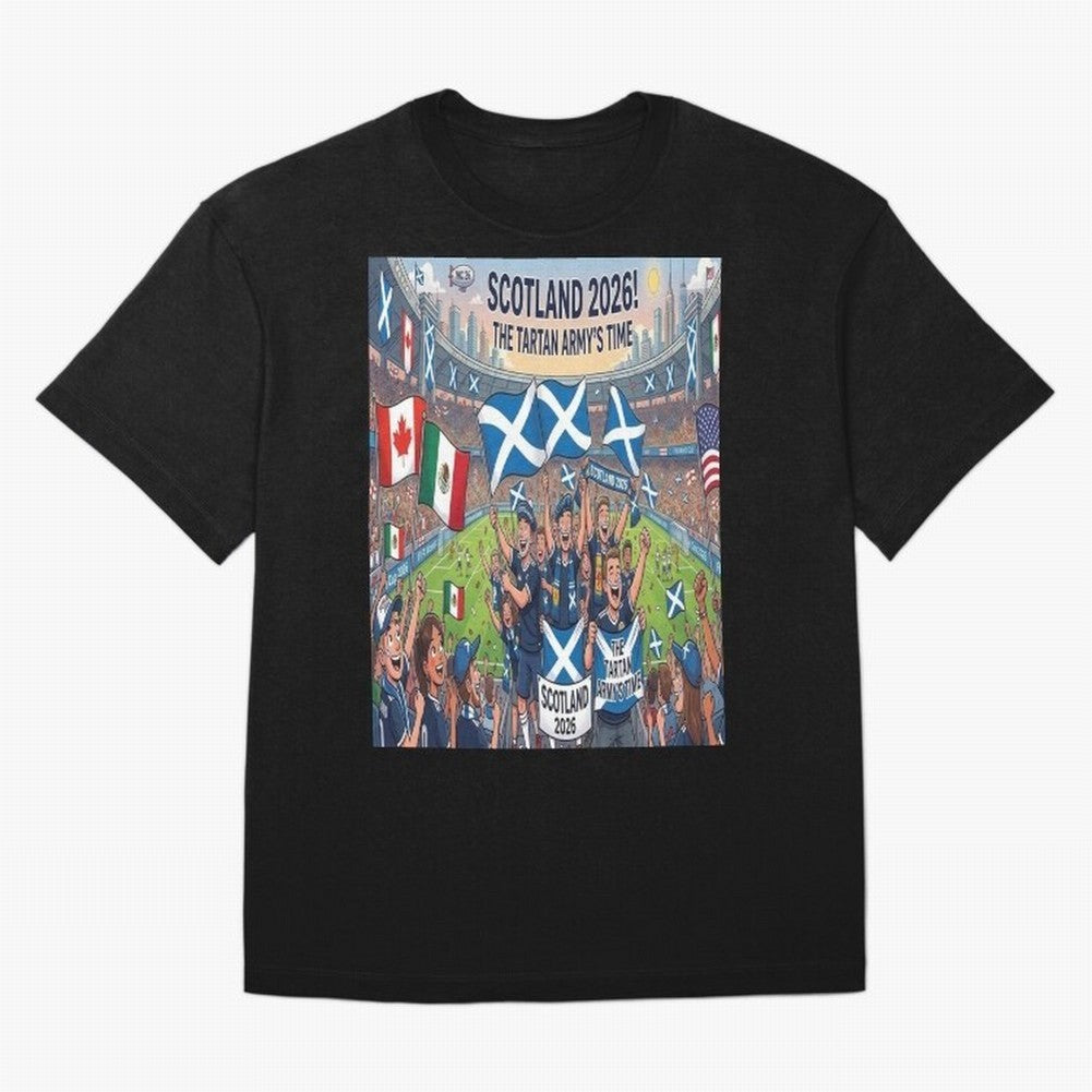Scotland World Cup 2026 - Stadium Classic T-Shirt Turn Football Passion into FIFA World Cup 2026 Group Stage for Fans of Messi, Neymar and Mbappe and Germany, Bringing Supporter Pride, Iconic Celebrations, Legendary Names and Global Match Day