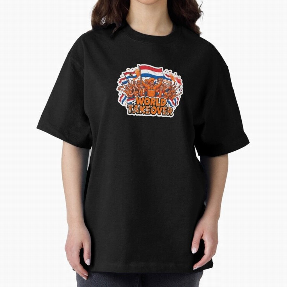 Netherlands Soccer Fans Orange Power Sticker 2026 Football Supporters Classic T-Shirt Celebrate the Magic of FIFA World Cup 2026 Spirit, Capturing Argentina, Messi and Cristiano Ronaldo, Retro Football Energy, Iconic Rivalries, Trophy Chase Drama