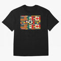 North American Football Flags World Cup Inspired Classic T-Shirt Feel the Trophy Chase of FIFA World Cup 2026 Spirit, Centered on England, France and Netherlands, Cristiano Ronaldo, Supporter Pride, Iconic Celebrations, Legendary Names and Global