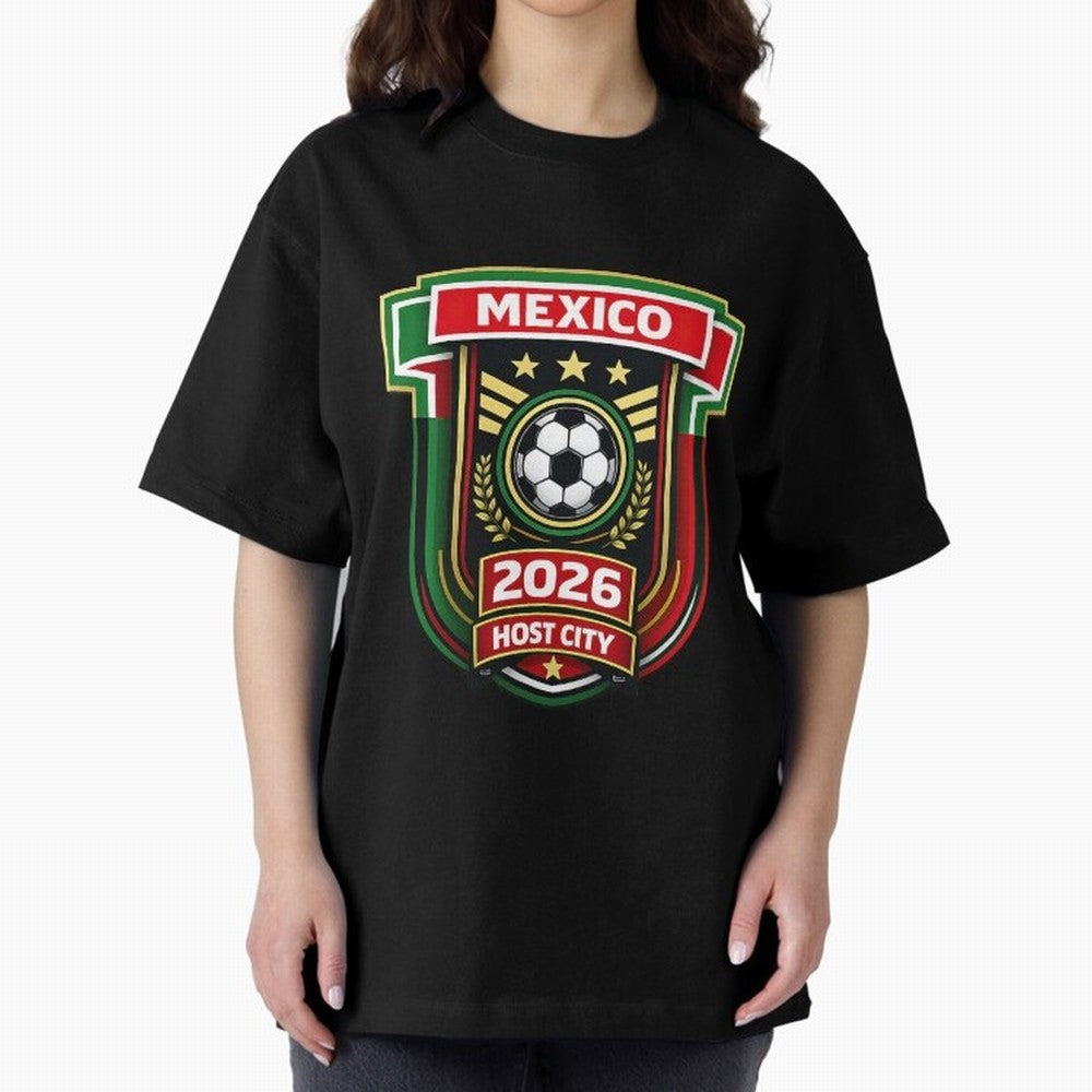 Mexico 2026 World Cup Host City Logo Classic T-Shirt Build FIFA World Cup 2026 Group Stage Spirit, Connected to France and Portugal, CR7, Football Festival Excitement, Trophy Ambitions, Country Rivalries and Star Player Buzz; Ideal for Fans Who