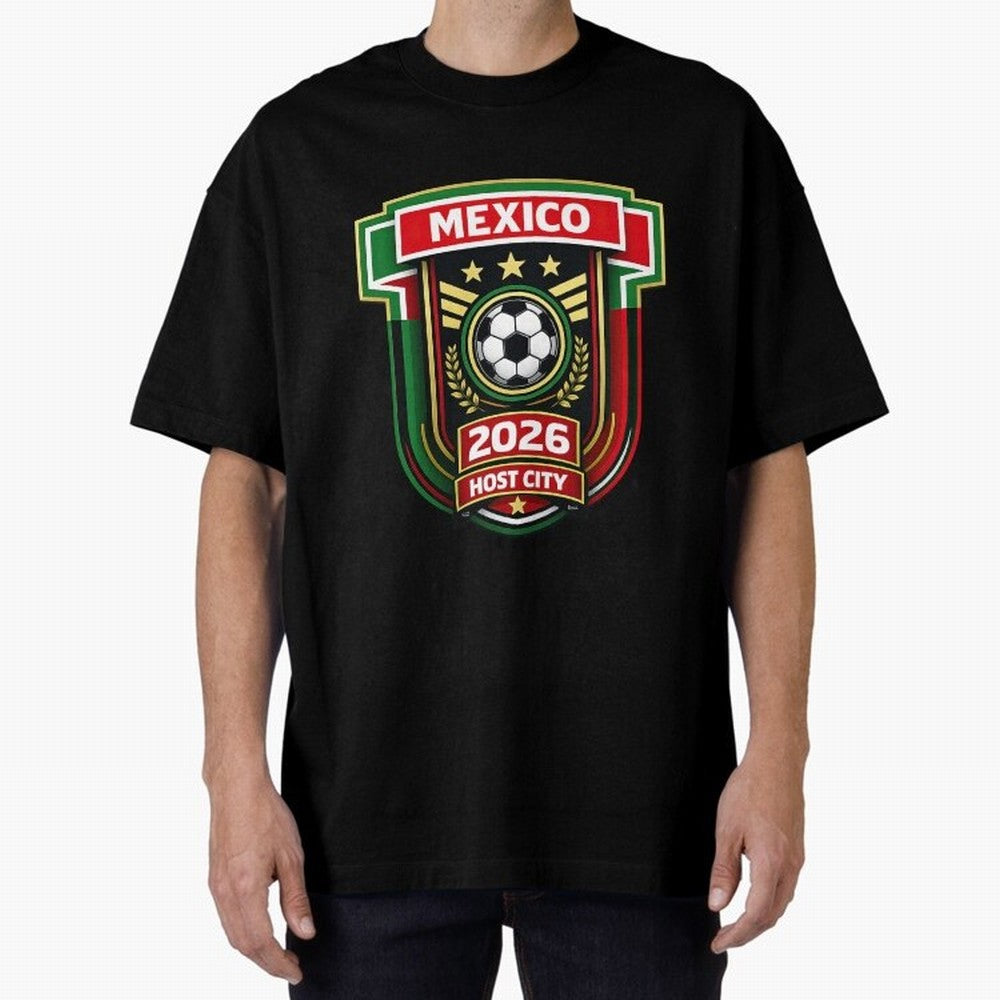 Mexico 2026 World Cup Host City Logo Classic T-Shirt Build FIFA World Cup 2026 Group Stage Spirit, Connected to France and Portugal, CR7, Football Festival Excitement, Trophy Ambitions, Country Rivalries and Star Player Buzz; Ideal for Fans Who