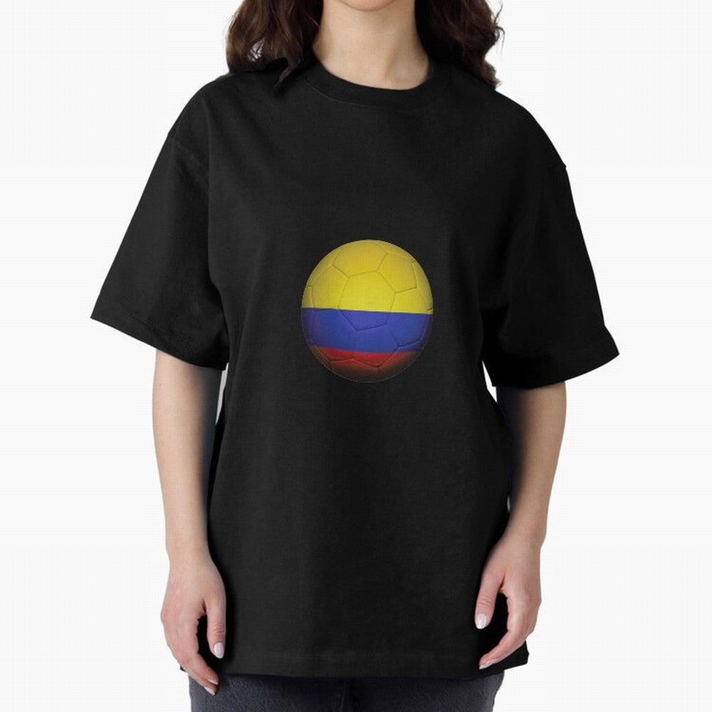Colombia Ball Classic T-Shirt Bring Global Football Passion for FIFA World Cup 2026, Featuring CR7, Brazil, Goal Celebration Energy, Supporter Heritage, Football Icons and Worldwide Tournament Joy; Made for Die Hard Supporters, Soccer Lovers, Game