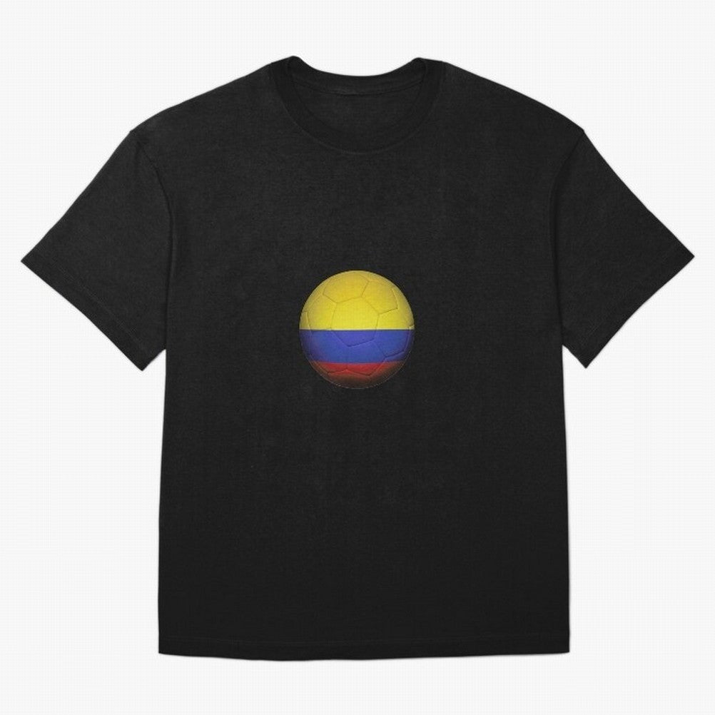 Colombia Ball Classic T-Shirt Bring Global Football Passion for FIFA World Cup 2026, Featuring CR7, Brazil, Goal Celebration Energy, Supporter Heritage, Football Icons and Worldwide Tournament Joy; Made for Die Hard Supporters, Soccer Lovers, Game