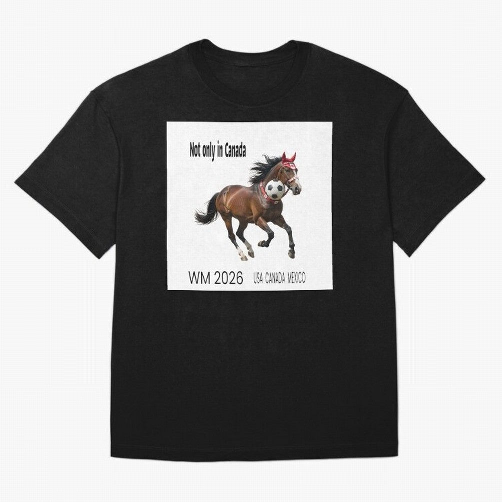 Canadian Horse World Championships 2026 in USA, Canada, Mexico Classic T-Shirt Celebrate Fan Culture around FIFA World Cup 2026 Group Stage Spirit, Centered on Portugal, Messi, Vintage Soccer Flavor, Modern Football Stars, National Flags and Final