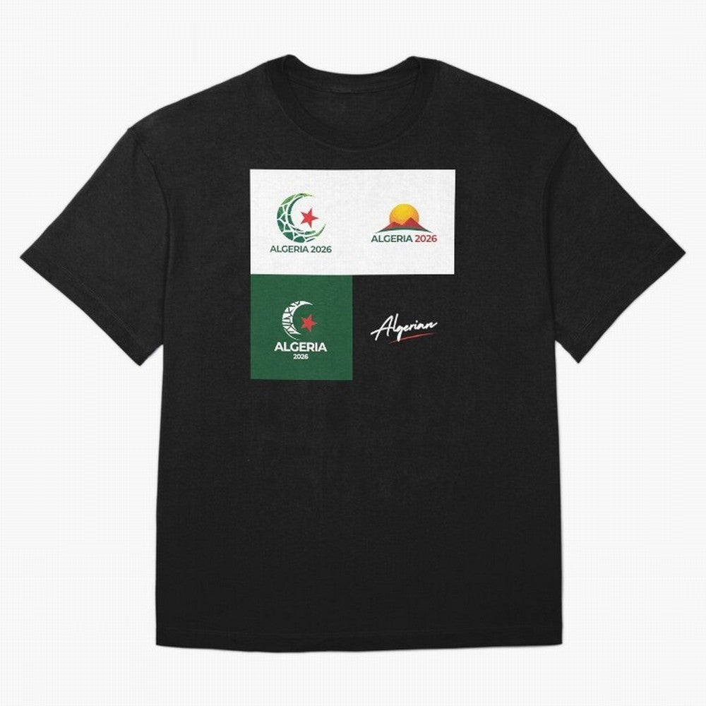 Algeria WC 2026 Classic T-Shirt Support Your Favorite Stars during FIFA World Cup 2026 for Fans of Neymar, Haaland and Cristiano Ronaldo and Spain and Netherlands, Bringing Classic Soccer Heritage, Championship Pressure, Fan Loyalty and