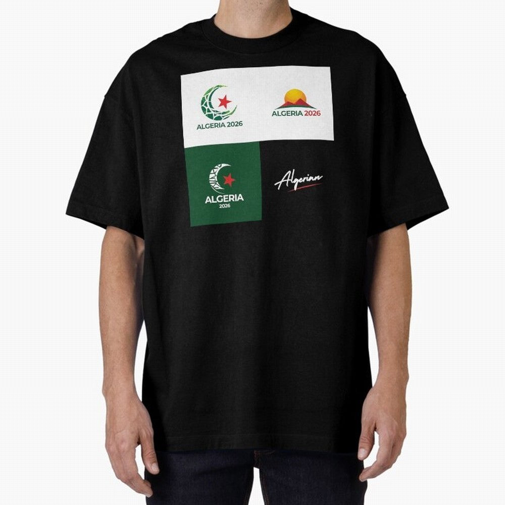 Algeria WC 2026 Classic T-Shirt Support Your Favorite Stars during FIFA World Cup 2026 for Fans of Neymar, Haaland and Cristiano Ronaldo and Spain and Netherlands, Bringing Classic Soccer Heritage, Championship Pressure, Fan Loyalty and