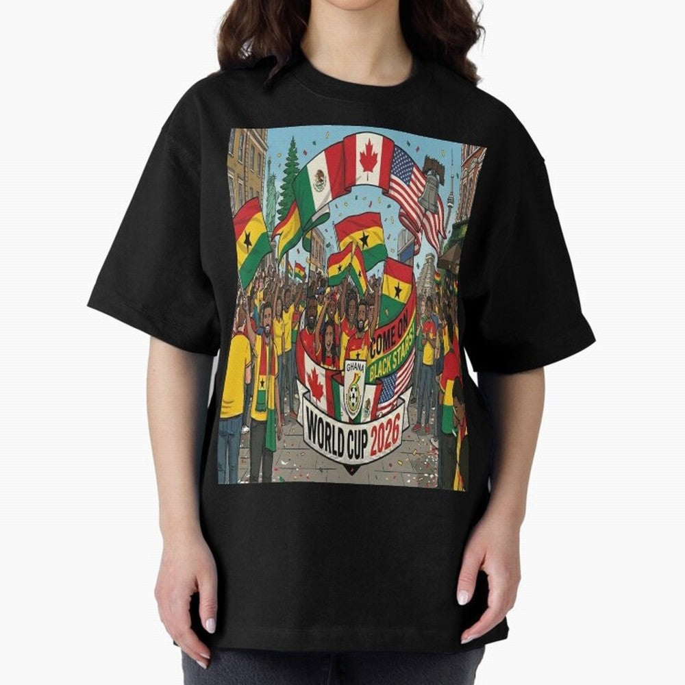 Ghana World Cup 2026 Classic T-Shirt Capture the FIFA World Cup 2026 USA Canada Mexico Journey through Messi, Neymar and Mbappe Highlights, Portugal, Spain and Germany Pride, Fan Favorite Moments, National Team Passion, Big Match Drama and Soccer