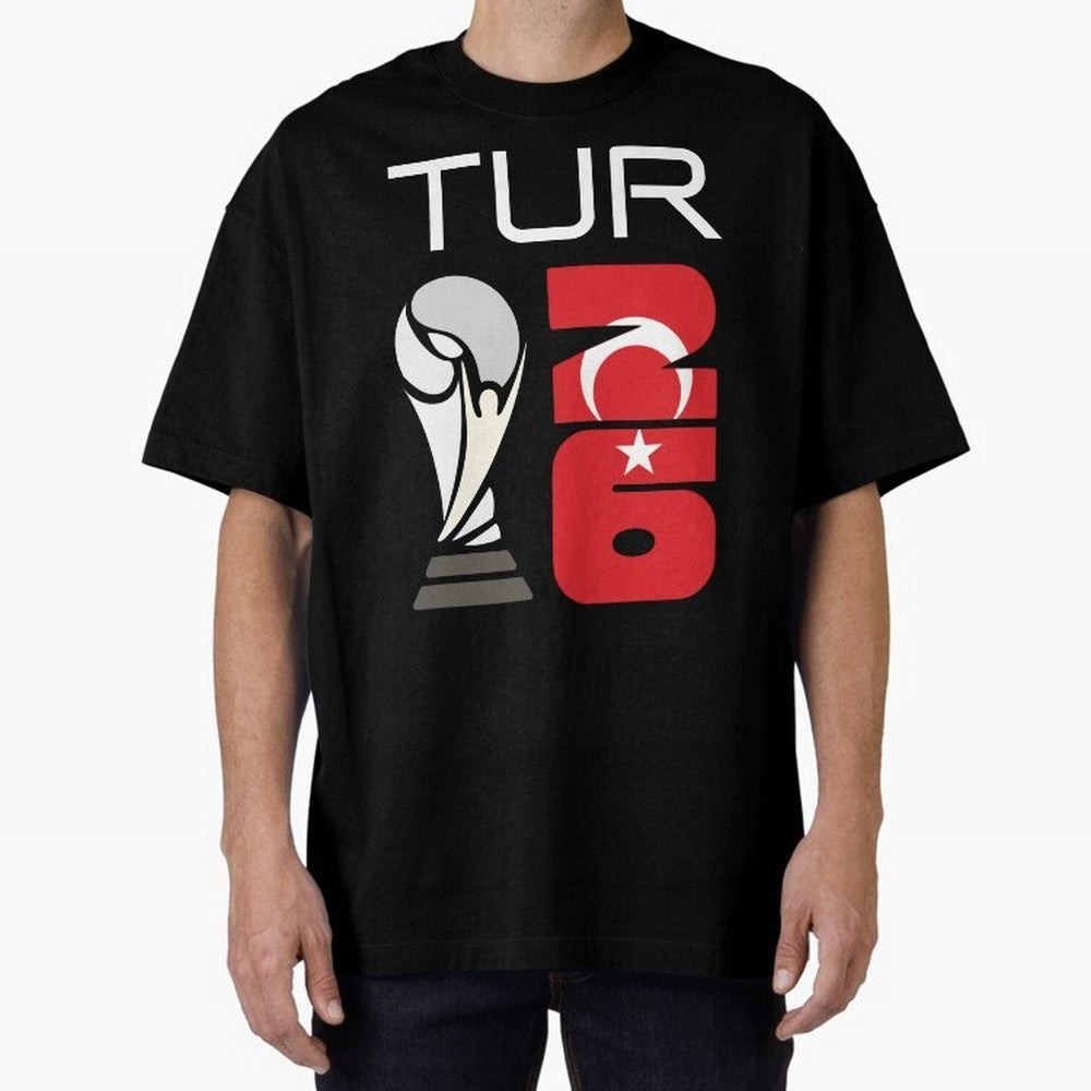 Turkey 2026 Soccer World Cup Trophy Turkish Flag Design Classic T-Shirt Celebrate the Stars of FIFA World Cup 2026 with Cristiano Ronaldo, Haaland and CR7, Portugal Energy, Sports Nostalgia, International Competition, Famous Players and