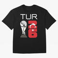Turkey 2026 Soccer World Cup Trophy Turkish Flag Design Classic T-Shirt Celebrate the Stars of FIFA World Cup 2026 with Cristiano Ronaldo, Haaland and CR7, Portugal Energy, Sports Nostalgia, International Competition, Famous Players and