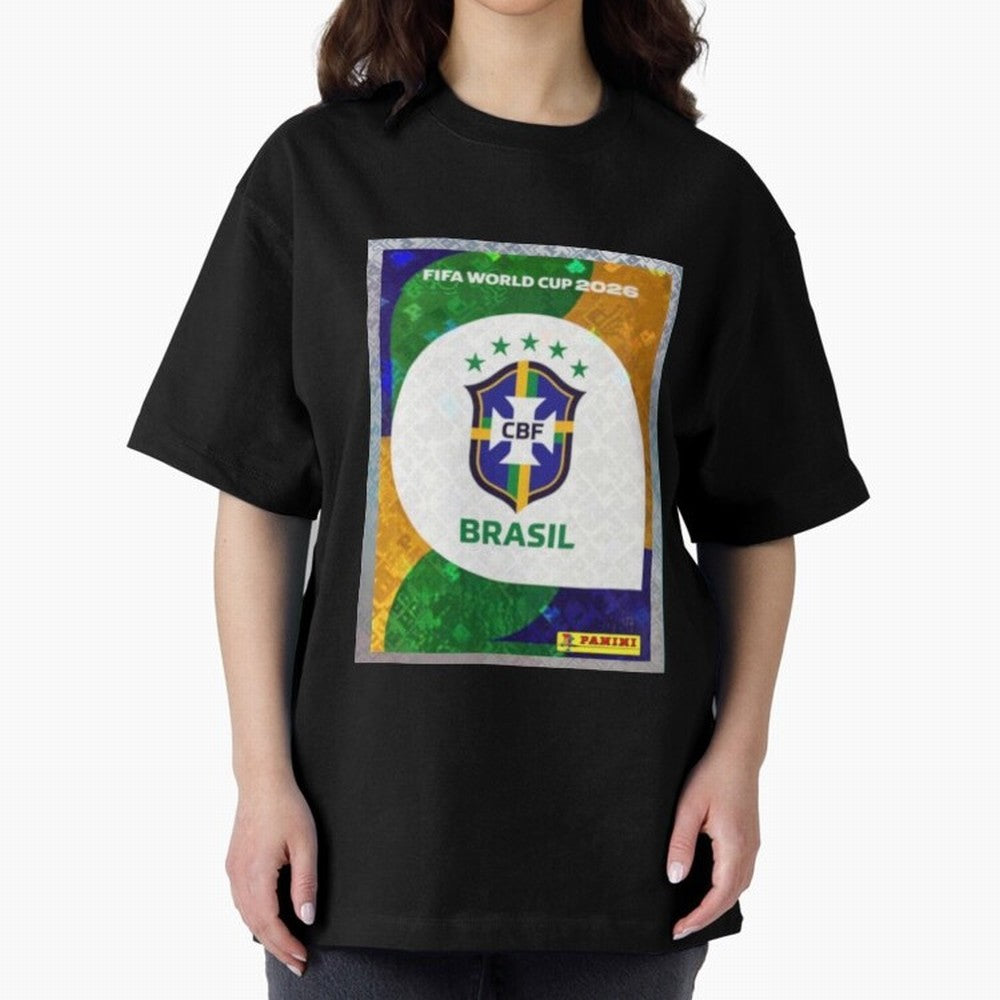 STICKER BRAZIL WORLD CUP 2026 Classic T-Shirt Refresh FIFA World Cup 2026 Driven by Messi and Cristiano Ronaldo, Portugal Energy, Classic Soccer Heritage, Championship Pressure, Fan Loyalty and International Pride; Ideal for Football Dads, Football