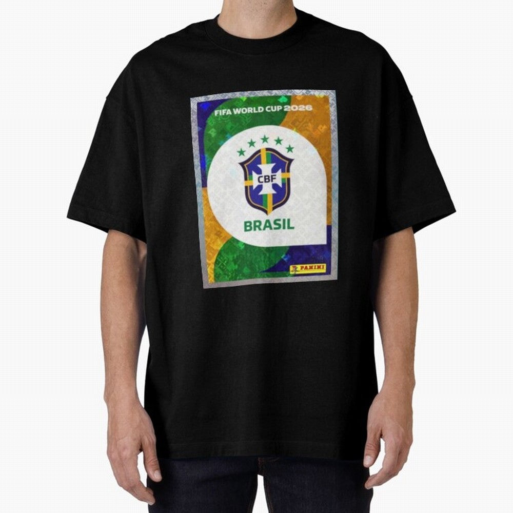 STICKER BRAZIL WORLD CUP 2026 Classic T-Shirt Refresh FIFA World Cup 2026 Driven by Messi and Cristiano Ronaldo, Portugal Energy, Classic Soccer Heritage, Championship Pressure, Fan Loyalty and International Pride; Ideal for Football Dads, Football