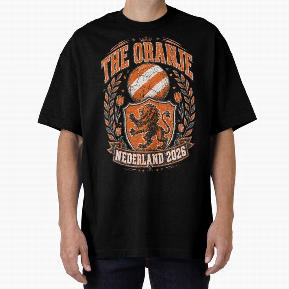 The Oranje Nederland 2026 World Cup Soccer T-Shirt Classic T-Shirt Make Your Look Match the FIFA World Cup 2026 USA Canada Mexico Journey through Cristiano Ronaldo Highlights, England and Germany Pride, Vintage Soccer Flavor, Modern Football Stars,