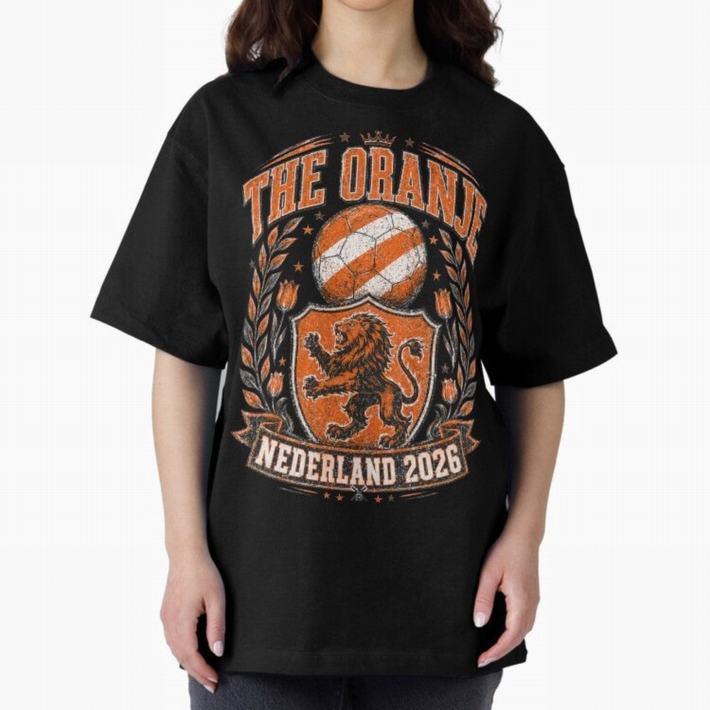 The Oranje Nederland 2026 World Cup Soccer T-Shirt Classic T-Shirt Make Your Look Match the FIFA World Cup 2026 USA Canada Mexico Journey through Cristiano Ronaldo Highlights, England and Germany Pride, Vintage Soccer Flavor, Modern Football Stars,