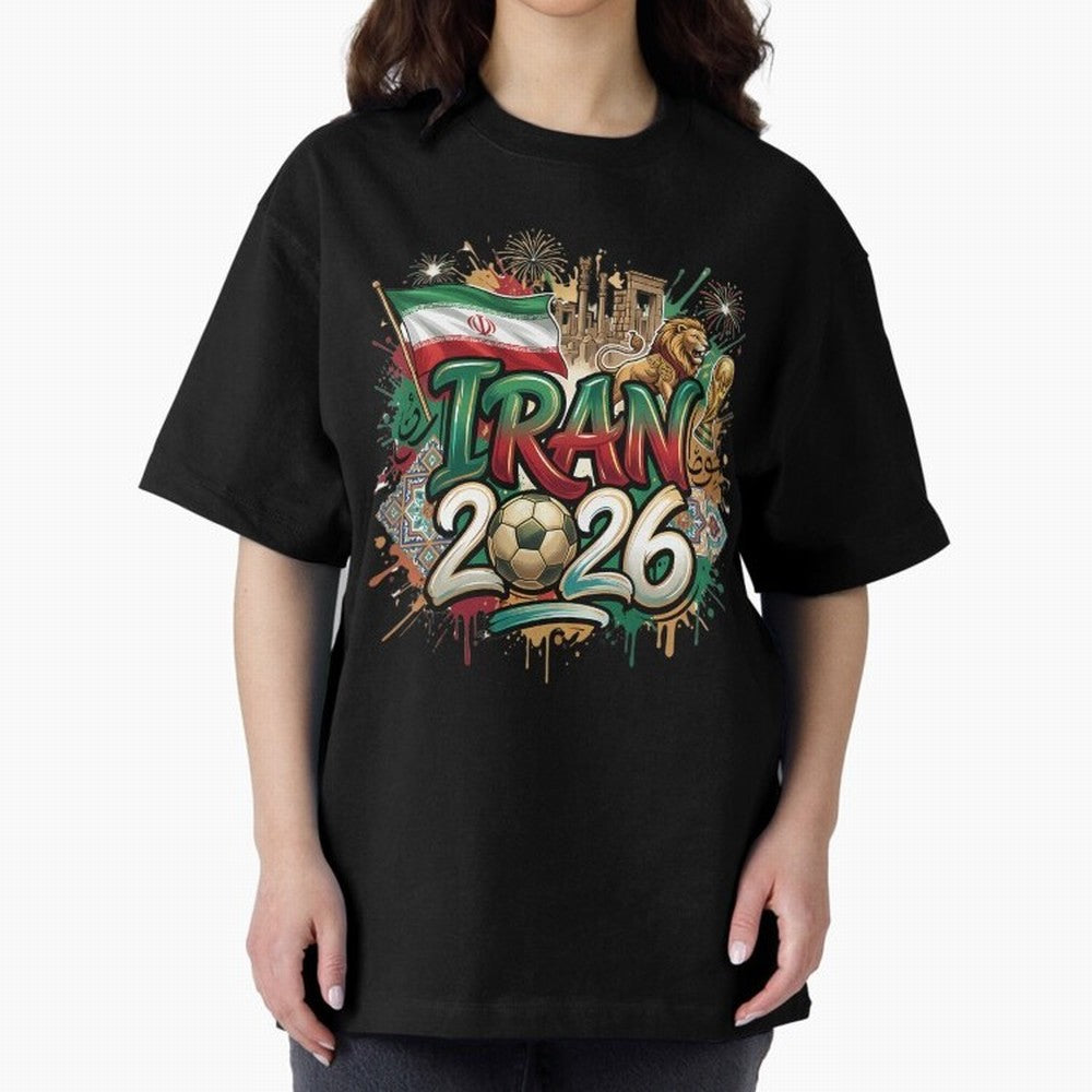 Iran World Cup 2026 Football Legacy Classic T-Shirt Make Memories around the FIFA World Cup 2026 Group Stage Journey through Messi, Neymar and Mbappe Highlights, Brazil Pride, Fan Favorite Moments, National Team Passion, Big Match Drama and Soccer