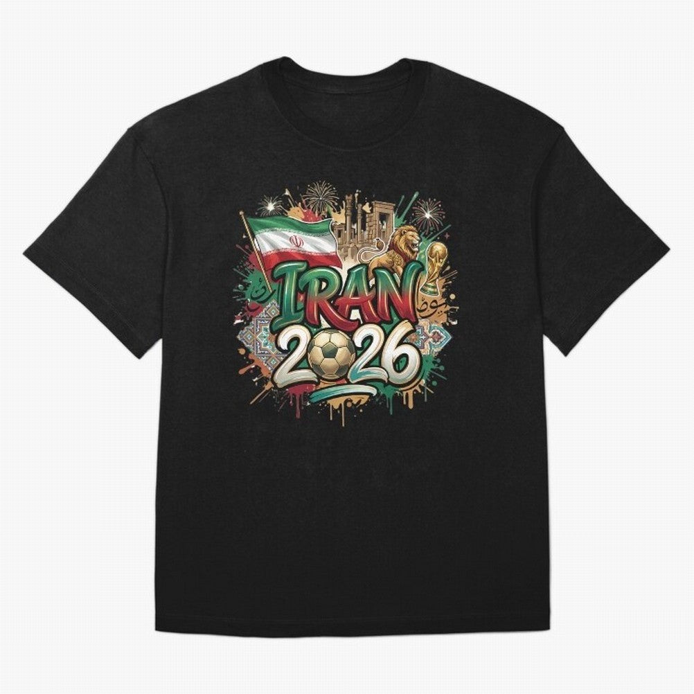 Iran World Cup 2026 Football Legacy Classic T-Shirt Make Memories around the FIFA World Cup 2026 Group Stage Journey through Messi, Neymar and Mbappe Highlights, Brazil Pride, Fan Favorite Moments, National Team Passion, Big Match Drama and Soccer