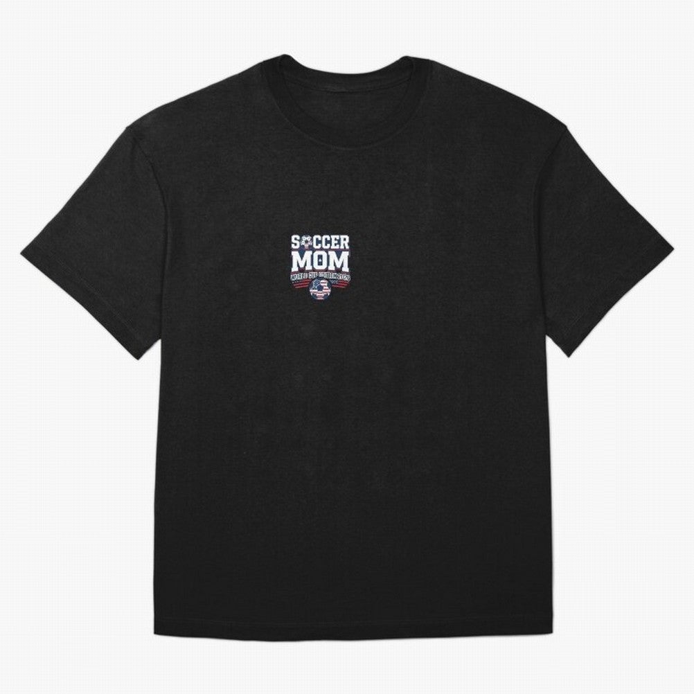 Soccer Mom World Cup Bold Text | 2026 Football Mom Classic T-Shirt Unlock FIFA World Cup 2026 USA Canada Mexico Spirit, Inspired by Netherlands, Mbappe and Neymar, Retro Football Energy, Iconic Rivalries, Trophy Chase Drama and Stadium Atmosphere;