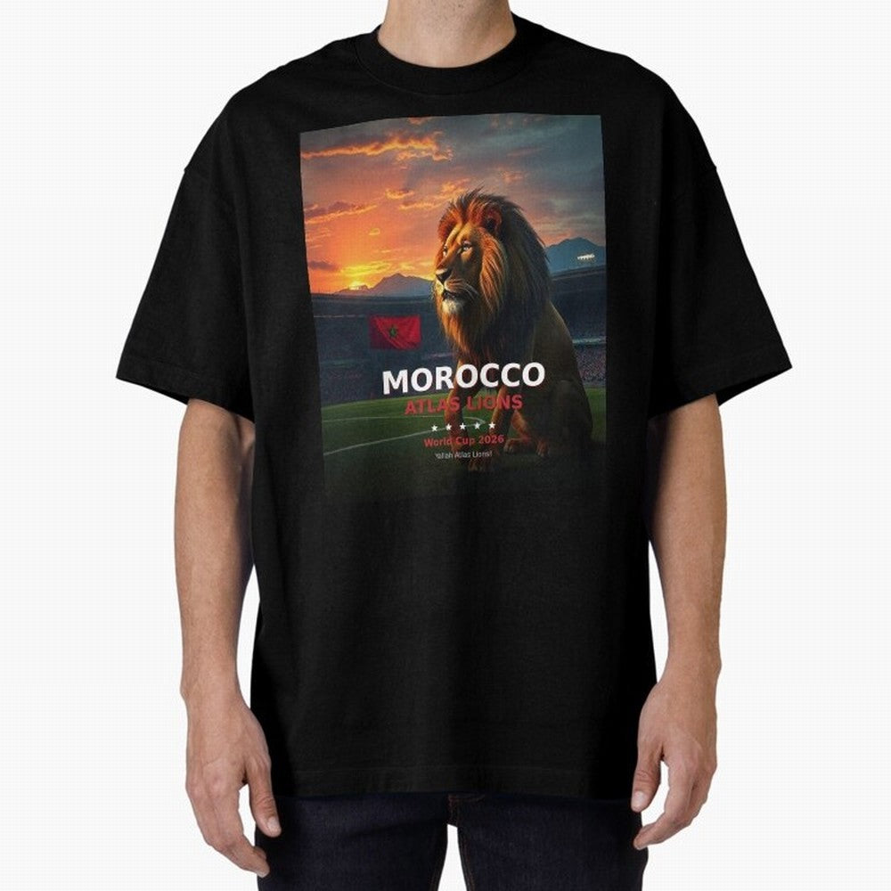 Morocco Atlas Lions - World Cup 2026 Soccer Fan Tee Classic T-Shirt Spotlight the FIFA World Cup 2026 Journey through CR7 Highlights, Brazil Pride, Fan Favorite Moments, National Team Passion, Big Match Drama and Soccer History; Great for