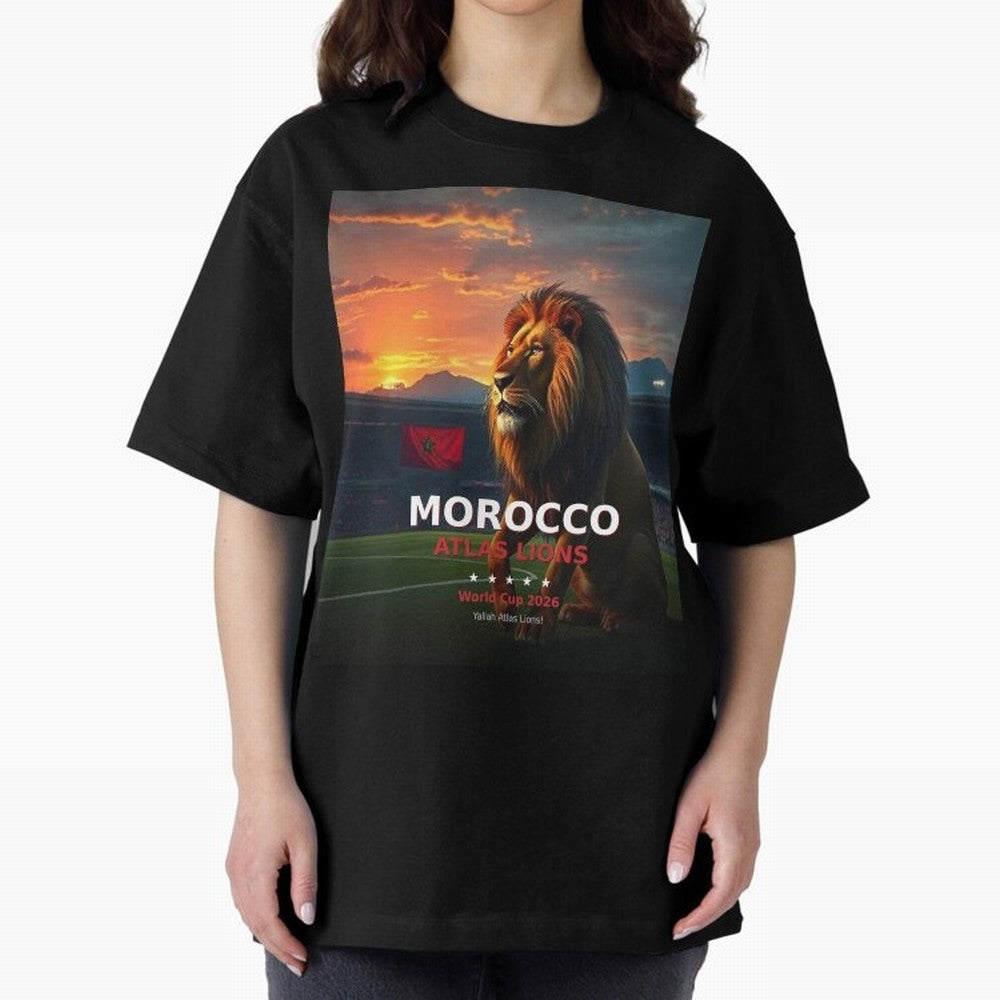 Morocco Atlas Lions - World Cup 2026 Soccer Fan Tee Classic T-Shirt Spotlight the FIFA World Cup 2026 Journey through CR7 Highlights, Brazil Pride, Fan Favorite Moments, National Team Passion, Big Match Drama and Soccer History; Great for
