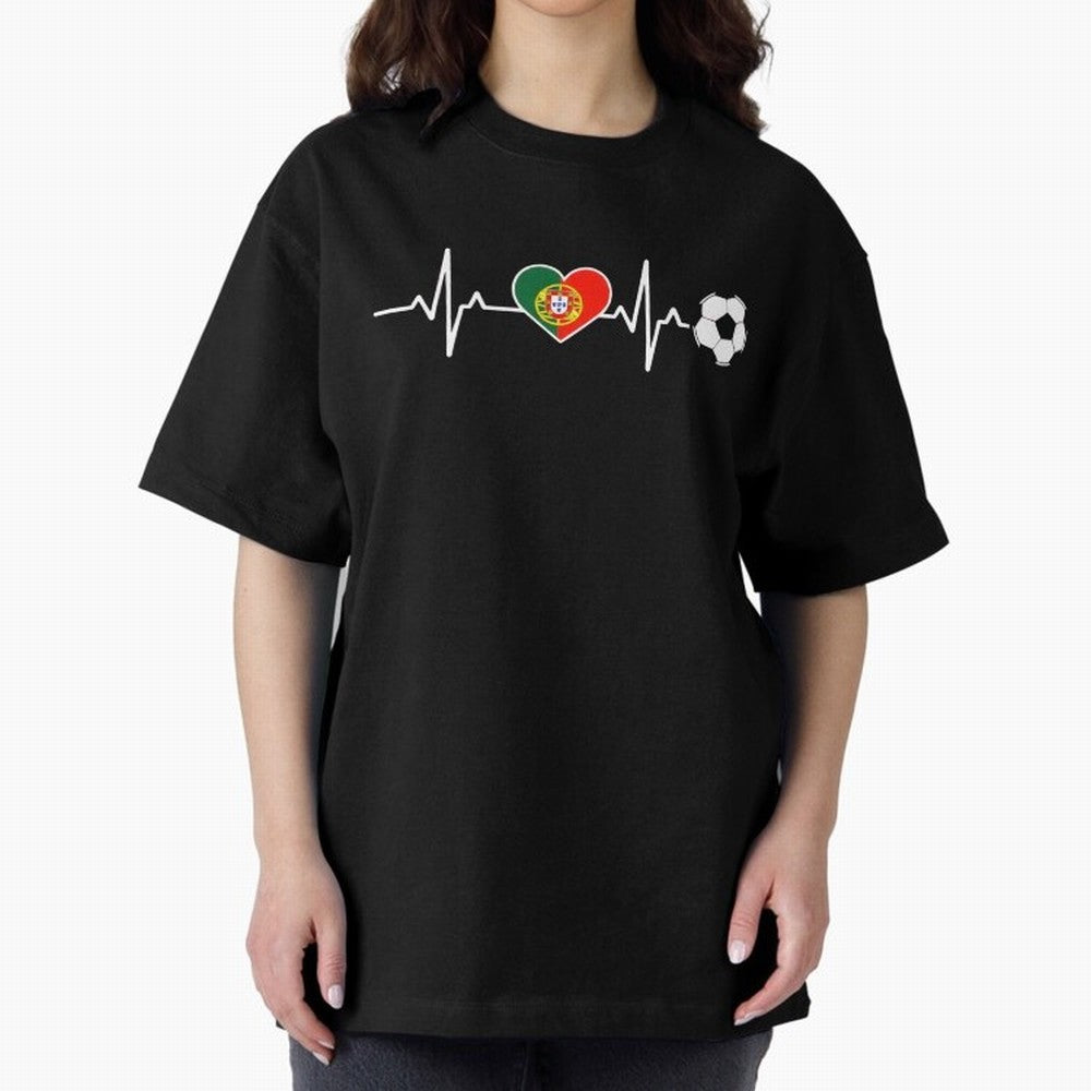 Portugal Football Heartbeat | Sele??o Das Quinas Soccer Fan Classic T-Shirt Celebrate the Road through FIFA World Cup 2026 USA Canada Mexico Made for Messi and Cristiano Ronaldo, England, France and Netherlands Energy, Soccer Culture, Superstar