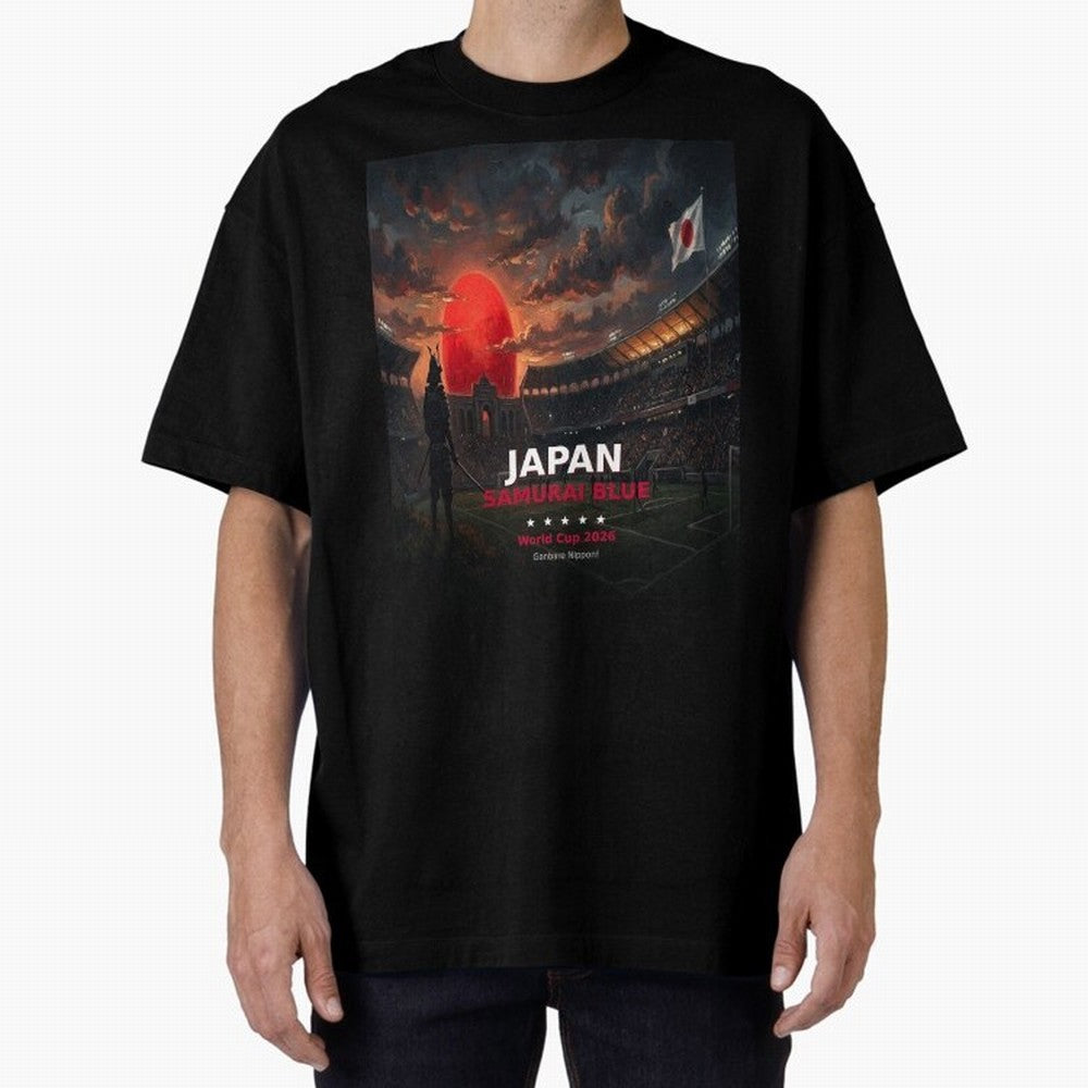 Japan Samurai Blue - World Cup 2026 Soccer Fan Tee Classic T-Shirt Support Your Favorite Stars during FIFA World Cup 2026 Group Stage for Fans of Messi and Portugal, Bringing Football History, Final Match Energy, Crowd Noise and Once in a Lifetime