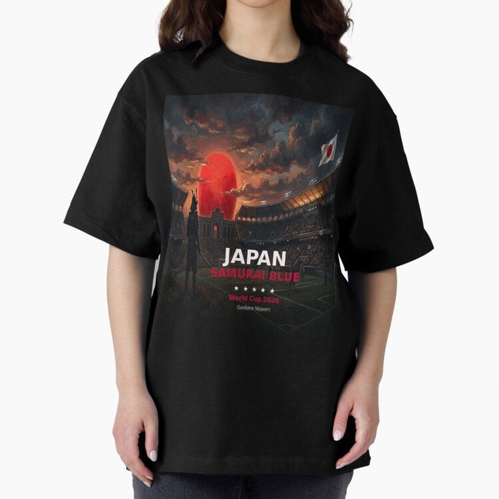 Japan Samurai Blue - World Cup 2026 Soccer Fan Tee Classic T-Shirt Support Your Favorite Stars during FIFA World Cup 2026 Group Stage for Fans of Messi and Portugal, Bringing Football History, Final Match Energy, Crowd Noise and Once in a Lifetime