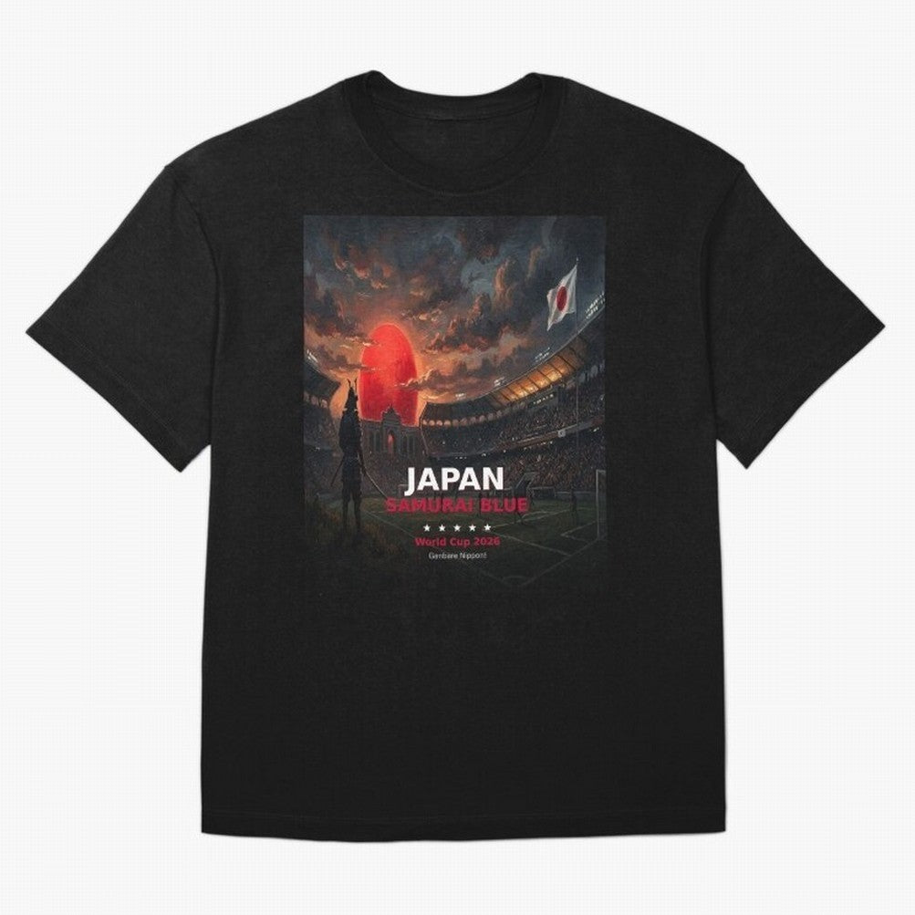 Japan Samurai Blue - World Cup 2026 Soccer Fan Tee Classic T-Shirt Support Your Favorite Stars during FIFA World Cup 2026 Group Stage for Fans of Messi and Portugal, Bringing Football History, Final Match Energy, Crowd Noise and Once in a Lifetime