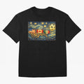 North America Soccer Starry Night Dreamy and Swirls Inspired from Van Gogh Classic T-Shirt Cheer for Match Day Hype around FIFA World Cup 2026, CR7, Argentina and Brazil, Supporter Pride, Iconic Celebrations, Legendary Names and Global Match Day