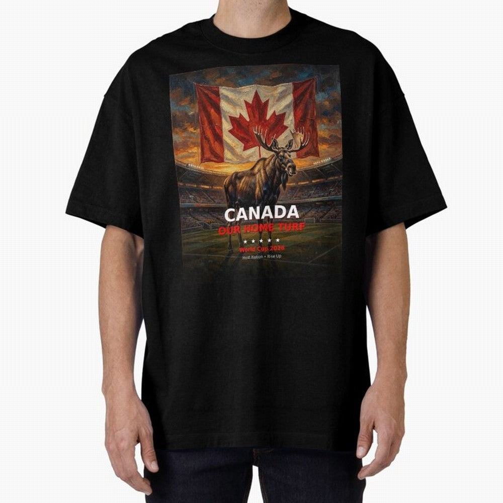 Canada Our Home Turf - World Cup 2026 Soccer Fan Tee Classic T-Shirt Remember FIFA World Cup 2026 Group Stage for Fans of Messi and Cristiano Ronaldo and England, France and Netherlands, Bringing Retro Football Energy, Iconic Rivalries, Trophy