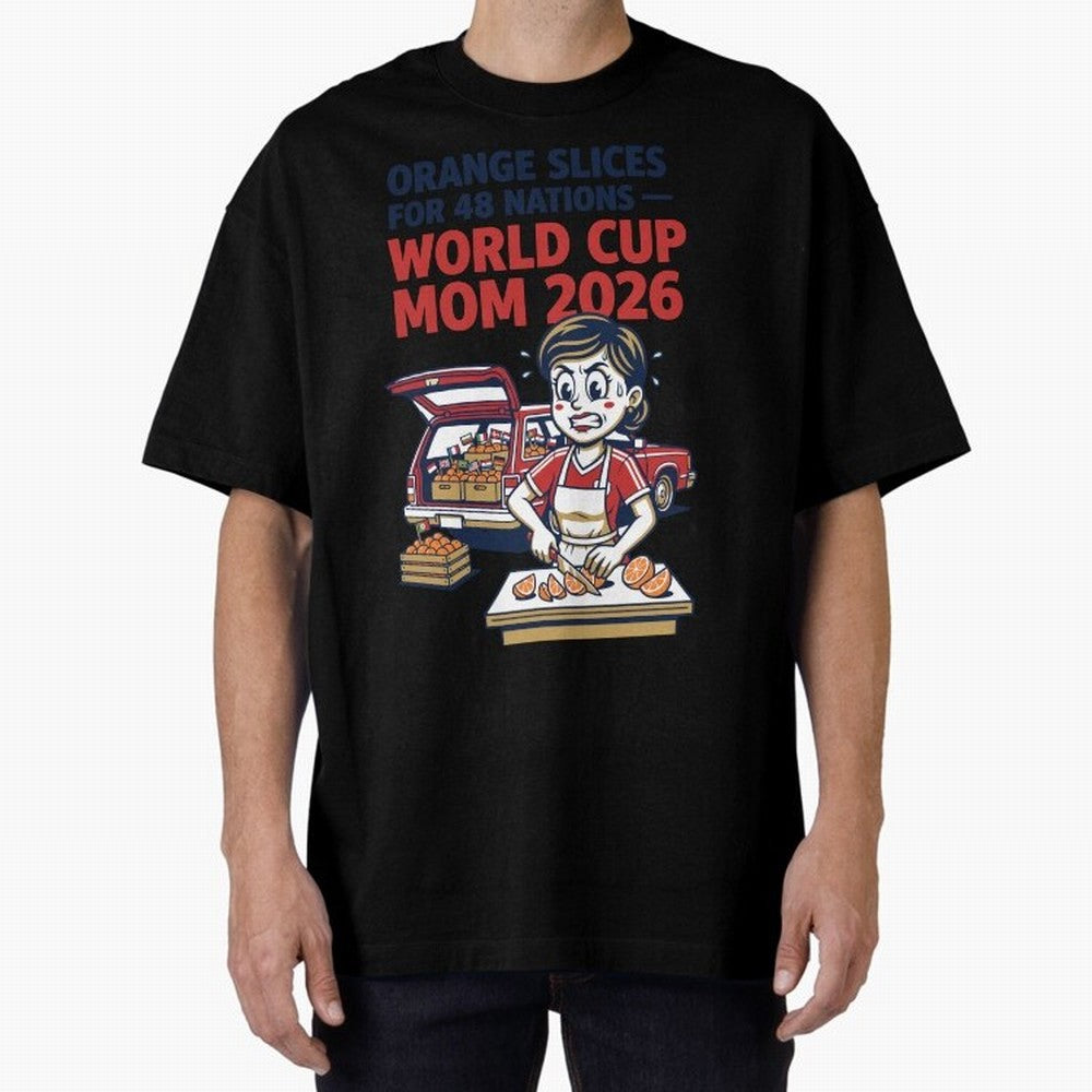 Orange Slices for 48 Nations World Cup Mom V1 Classic T-Shirt Show Match Day Excitement for FIFA World Cup 2026 Group Stage Spirit, Highlighting Argentina and Brazil, Messi, Neymar and Mbappe, Match Day Excitement, Supporter Culture, Golden Goals