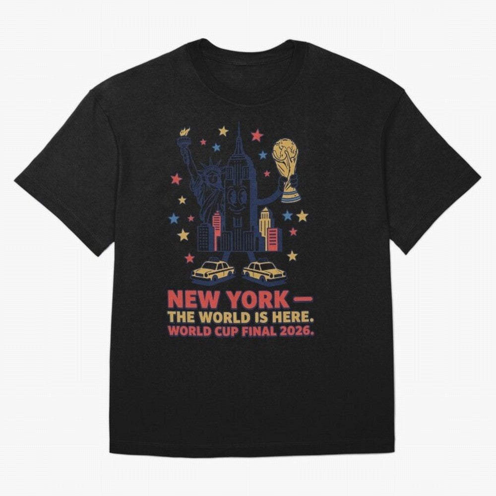 New York World Cup Final ¡ª Liberty Scores V2 Classic T-Shirt Carry National Pride through FIFA World Cup 2026 Group Stage Spirit, Capturing Brazil, Messi, Neymar and Mbappe, Fan Favorite Moments, National Team Passion, Big Match Drama and Soccer