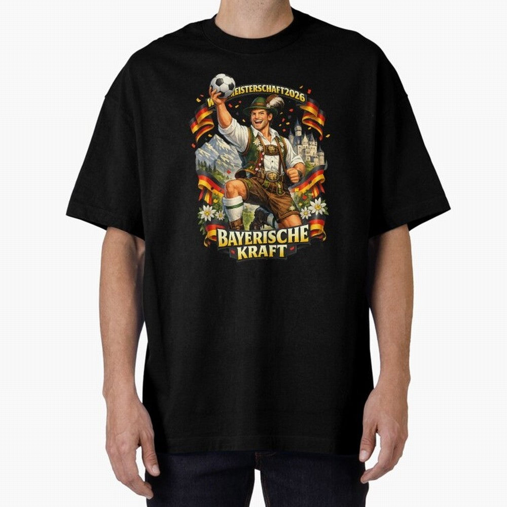 Bayerische Kraft World Cup 2026 Germany Fan Classic T-Shirt Step into FIFA World Cup 2026 for Fans of Messi, CR7 and Mbappe and Argentina, Bringing Tournament Hype, Historic Matchups, Family Viewing Parties and Global Sports Pride; Perfect for