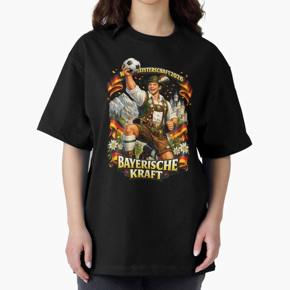 Bayerische Kraft World Cup 2026 Germany Fan Classic T-Shirt Step into FIFA World Cup 2026 for Fans of Messi, CR7 and Mbappe and Argentina, Bringing Tournament Hype, Historic Matchups, Family Viewing Parties and Global Sports Pride; Perfect for