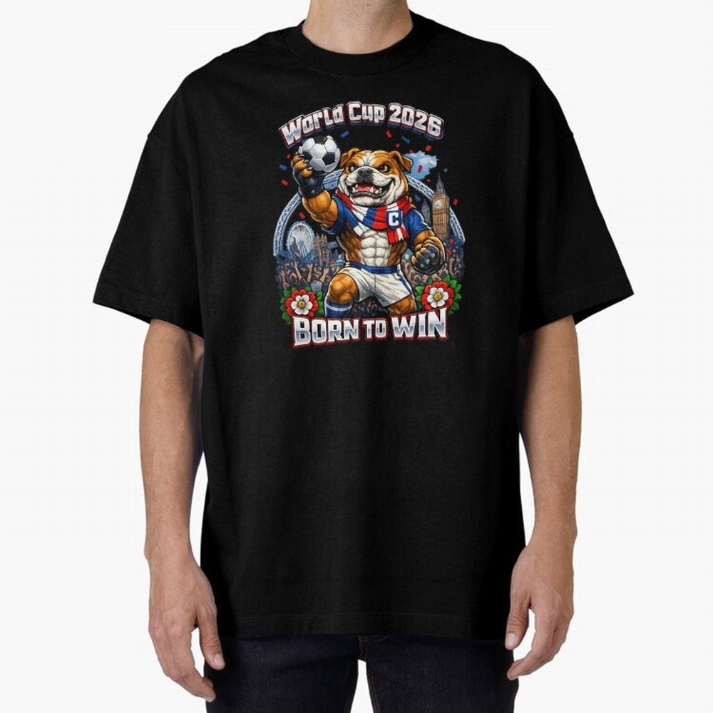 England Bulldog World Cup 2026 Fan Art Classic T-Shirt Join FIFA World Cup 2026 Group Stage Spirit, Filled with Spain, Mbappe, Match Day Excitement, Supporter Culture, Golden Goals and Global Football Passion; Ideal for Football Dads, Football