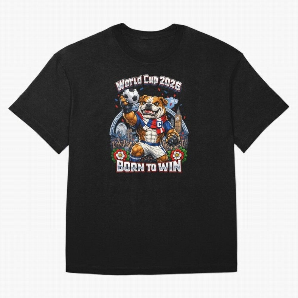 England Bulldog World Cup 2026 Fan Art Classic T-Shirt Join FIFA World Cup 2026 Group Stage Spirit, Filled with Spain, Mbappe, Match Day Excitement, Supporter Culture, Golden Goals and Global Football Passion; Ideal for Football Dads, Football